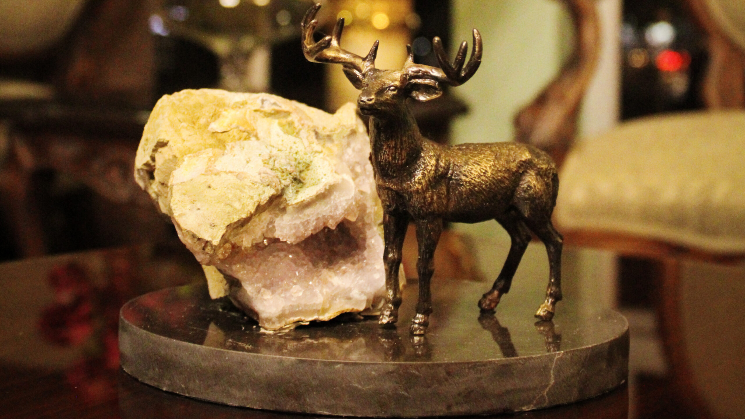 Bronze Deer Sculpture
