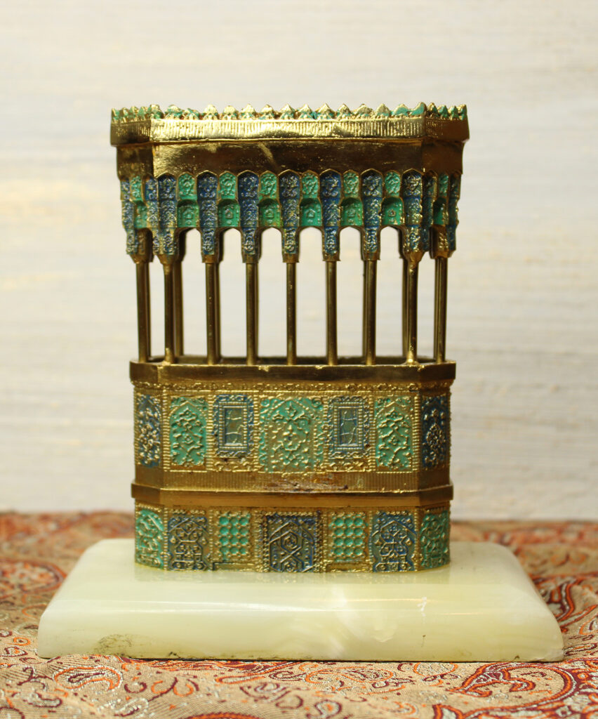 Bronze Replica of the Naqqareh House – Imam Reza’s Shrine